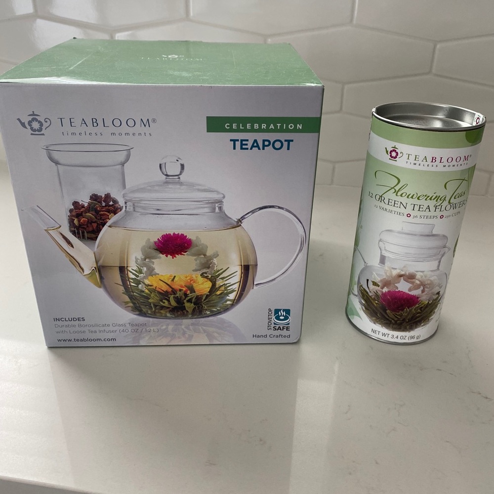 Teabloom Teapot & Flowering Teas